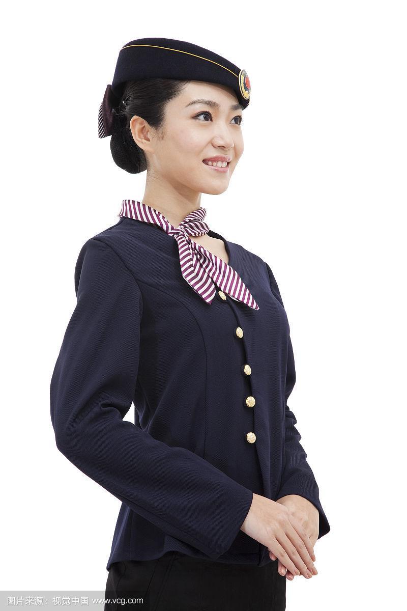 光影之间 棚拍视角下的年轻女职业礼仪服务